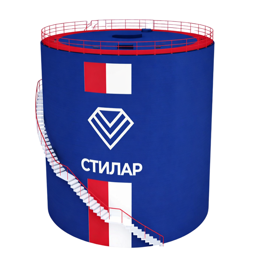 Цельносварной резервуар РВС для ГСМ 50 м³ от завода-производителя